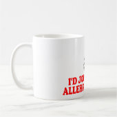 無神論おもしろいの コーヒーマグカップ (左)