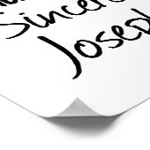 無神論おもしろいデザイン ポスター (角)