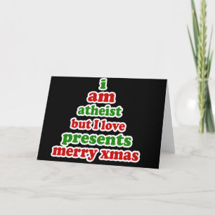 無神論おもしろい者のクリスマス シーズンカード