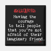 無神論の定義 マグネット (正面)