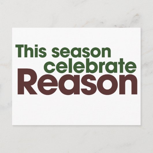 無神論の祝日 シーズンポストカード (正面)