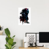 無神論の英雄クリストファー・ヒッチンス ポスター (ホームオフィス)