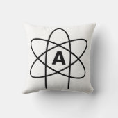 無神論の象徴（原子エンブレム） クッション (裏面)