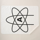 無神論の象徴（原子エンブレム） シェルパブランケット (正面(横))