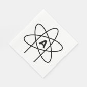 無神論の象徴（原子エンブレム） スタンダードランチョンナプキン (角)