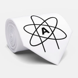 無神論の象徴（原子エンブレム） ネクタイ