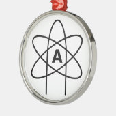 無神論の象徴(原子エンブレム) メタルオーナメント (左)