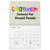 無神論の12ヶ月 カレンダー (2月 2026)