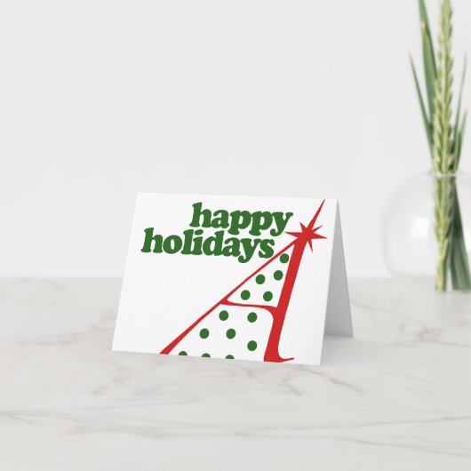 無神論クリスマスツリー シーズンカード (正面)