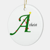 無神論的なオーナメント セラミックオーナメント (左)