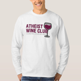 無神論的なワインクラブ Tシャツ
