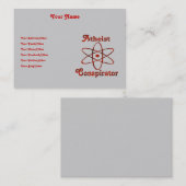 無神論的な共謀者 名刺 (正面/裏面)