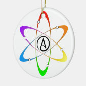 無神論的な原子の記号 セラミックオーナメント (左)