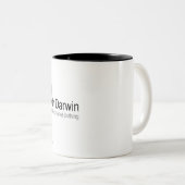 無神論的な服装-ダーウィンのマグと ツートーンマグカップ (正面右)