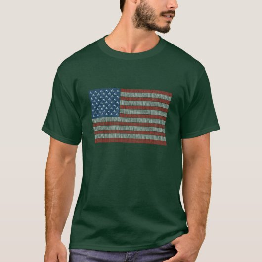 無神論的な米国の旗 Tシャツ (正面)