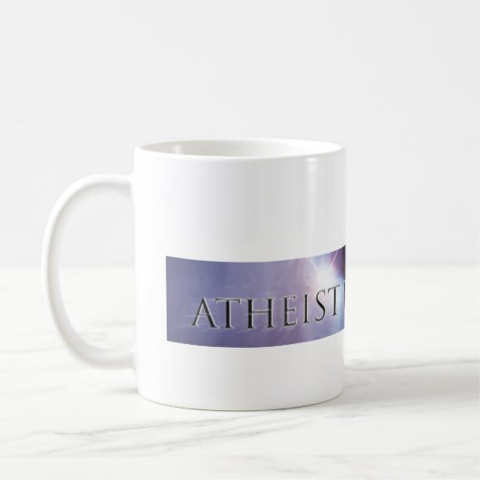 無神論的な経験の役人のマグ コーヒーマグカップ (左)