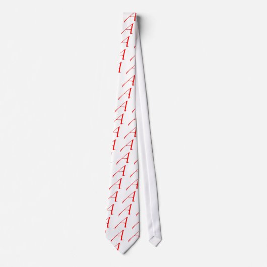 無神論的な記号(A)赤 ネクタイ (正面)