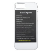 無神論的な議題のiPhone 7の場合 Case-Mate iPhoneケース (裏面)