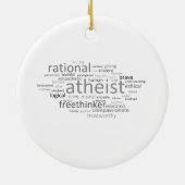 無神論的な雲 セラミックオーナメント (裏面)