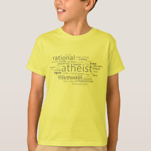 無神論的な雲 Tシャツ