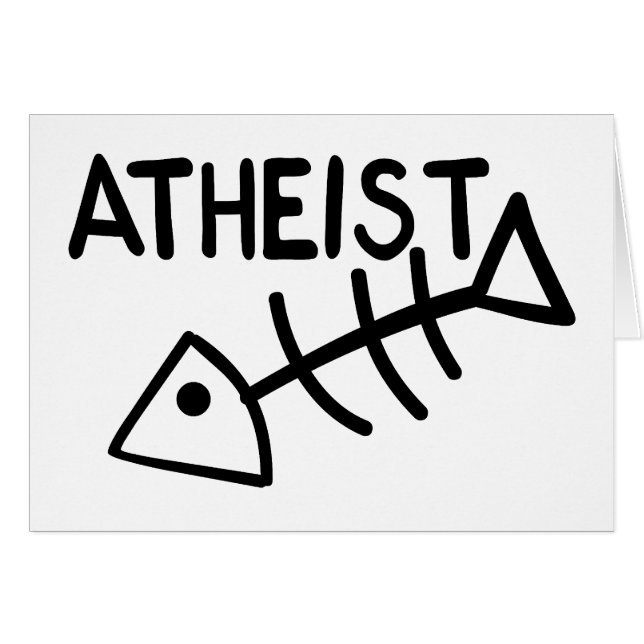 無神論的な魚 (正面横)