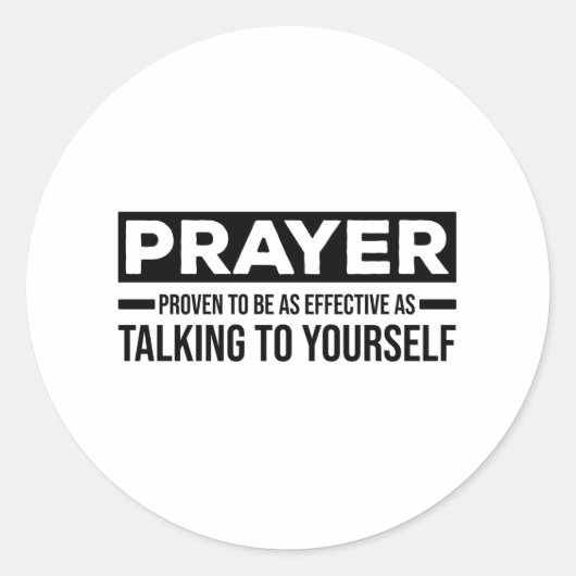 無神論者ことわざ 無神論の懐疑的贈り物 ラウンドシール (正面)