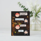 無神論者ってどんな感じ? ポストカード (スタンド正面)