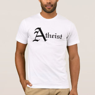 無神論者によって合われるT Tシャツ
