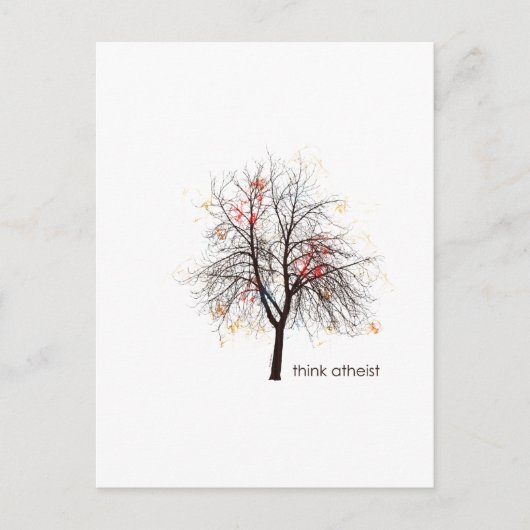 無神論者の木 ポストカード (正面)