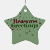 無神論者の理由の挨拶 セラミックオーナメント (裏面)