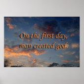 無神論者の雲 ポスター (正面)