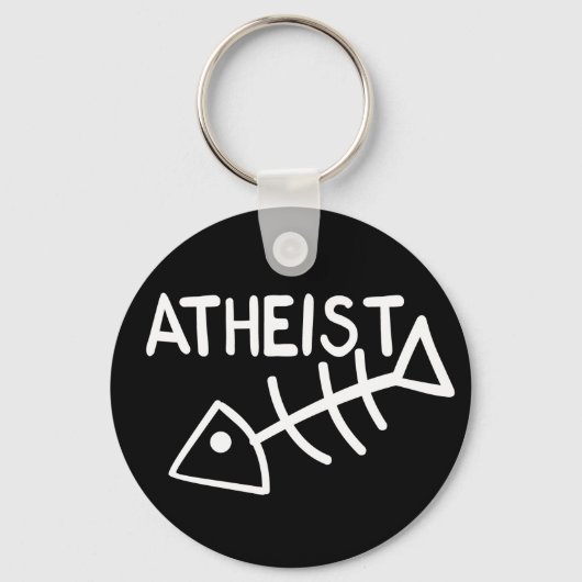 無神論者の魚 キーホルダー (正面)