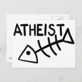 無神論者の魚 ポストカード (正面/裏面)