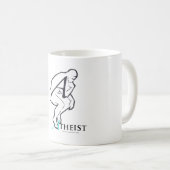 無神論者は考えます コーヒーマグカップ (正面右)