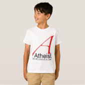 無神論者は運動をします Tシャツ (正面フル)