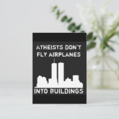 無神論者は飛行機を建物に飛ばさない ポストカード (スタンド正面)