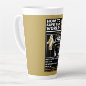 無神論者への贈り物 カフェラテマグ (左アングル)