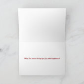 無神論者または非クリスチャンのための世俗的なクリスマスカード シーズンカード (内部)