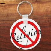 無神論者キーチェーン キーホルダー (正面)