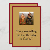 無神論者クリスマスカード1 シーズンカード (正面/裏面)