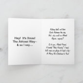 無神論者クリスマスカード シーズンカード (内部)