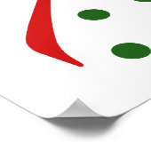 無神論者クリスマスツリー ポスター (角)