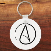 無神論者シンボルキーチェーン キーホルダー (正面)