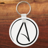 無神論者シンボルキーチェーン キーホルダー (正面)