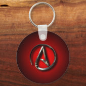 無神論者シンボルキーチェーン キーホルダー (正面)