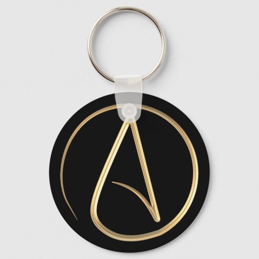 無神論者シンボル キーホルダー (正面)