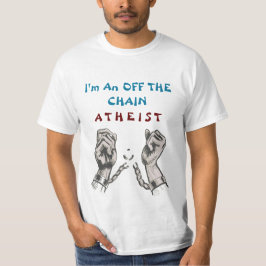 無神論者チェーンバンド Tシャツ