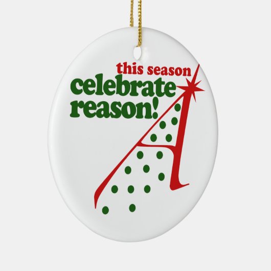 無神論者ホリデーシーズン セラミックオーナメント (右)