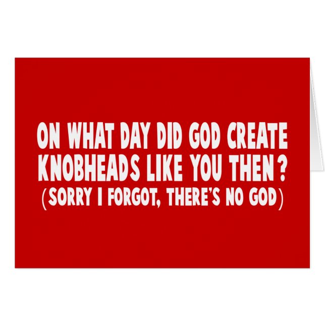 無神論者 (正面横)