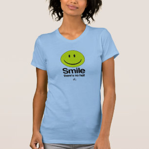 無神論者-そこのスマイルは地獄ではないです Tシャツ